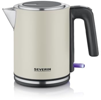 Severin WK 9577 bollitore Elettrico 2400 W Beige, Nero