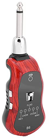 Efector de Guitarra Portátil, 5 Modos de Sonido Amplificador de Guitarra Eléctrica Efector de Guitarra Pequeño con Conector de Salida de 3,5 mm Accesorio Amplificador Guitarra