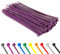 100 Stück Kabelbinder, Kabelbinder UV Beständig, Nylon Verschiedene Größen Super Haltbar Selbsthemmend Cable Ties (Voilette, 100 Stück x 100mm)