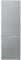 VOK Frigorífico Combi de Dos Puertas de 244 L - Refrigerador Silencioso de Bajo Consumo, Altura 180cm, Nevera Libre Instalación, Puertas Reversibles, Eficiencia Energética E, Inox
