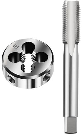 WZFC Jeu De Tarauds Et Filières Pour Machine À Main Gauche, Filetage De Vis Métrique, Perceuse, Prise De Taraud, 2 Pièces,Ensemble De 2 Pièces M16x1,5