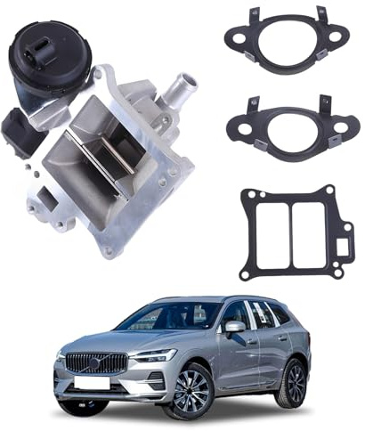 LICHENGTAI Valvola di scarico AGR per Volvo S60 II V70 3 XC60 XC70 II Valvola EGR 36010128, 31422378, 36010129 Valvola AGR radiatore ricircolo gas di scarico EGR Valve Exhaust Gas Recirculation