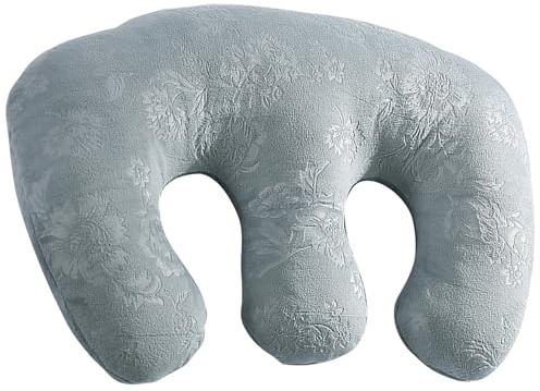 CNAFGBGG 1pc Brustkissen, ergonomische abnehmbare Brustkissen, anfälliges Kissen zum Nickerchen, Bruststützpolsterpolster -Spa -Schönheitssalon -Massage Tisch, Grau..