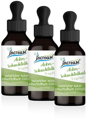 Nimm 3, zahl 2 Aktion Liposomale Ackerschachtelhalm Tropfen hochdosiert - (180.000mg Ackerschachtelhalm in 3 Flaschen) 2000mg Ackerschachtelhalm pro Tagesdosis -MCT Öl -Hohe Bioverfügbarkeit