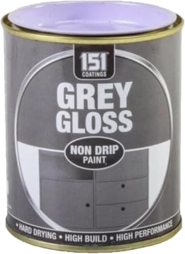Neel Saanjh Grey Non-Drip Paint, Smooth Gloss Finish, Durable, Long-Lasting Protection, Easy to Apply, Professional, Even Coverage, Versatile, Ideal for Wood, Metal, Doors & Furniture (Pack of 1)