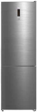 Midea MDRB424FGD46OE - Frigorifero No Frost Combinato 310 Litri Inox Classe Energetica D