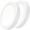 LED ATOMANT Lot de 2 Plafonnier LED Surface Rond 210mm 20W, Couleur Blanc Chaud (3000K), 1800 Lumens, Driver inclus