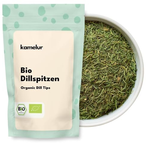 Kamelur 500g getrocknete Bio Dillspitzen - leckere Bio Gewürze ohne Zusätze