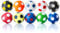 Robertson Winspeed Kickerball 10er Mix 35 mm, 10 Farbkombinationen, farbecht, Abriebfest und langlebig, für Tischfußball und Tischkicker