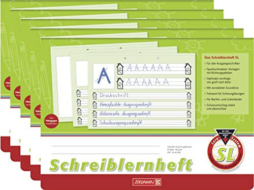 Brunnen Schreiblernheft (5, Lineatur SL)