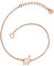 GLANZSTÜCKE MÜNCHEN Damen-Armband Alpaka Sterling Silber rosévergoldet 17 + 3 cm - Armkettchen rose-gold Arm-Schmuck Lama