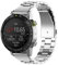 Yikamosi Kompatibel mit Garmin Fenix 6S Armband,Schnellverschluss Edelstahl Metall Ersatzarmband Damen Herren Wristband Uhrenarmbänder für Garmin Fenix 6S/Fenix 5S/Fenix 5S Plus,Silber