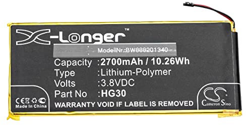vhbw Akku kompatibel mit Motorola Moto XT1925-2, XT1925-3, XT1925-4, XT1925-5 Handy Smartphone Telefon (2700mAh, 3,8V, Li-Polymer)
