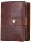 JTIAN Portefeuille pour homme en cuir vintage de haute qualité avec protection RFID Porte-monnaie en cuir véritable avec de nombreux compartiments pour cartes, marron