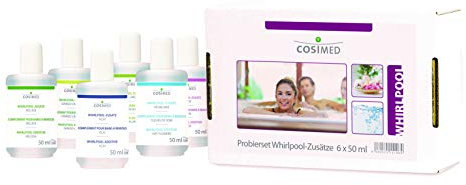 Whirlpool Badezusatz Set, Sprudelbad-Duft, Konzentrat 6x50ml, cosiMed
