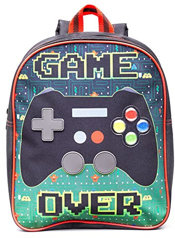Kinder Rucksack Game Over Retro Gaming Grün