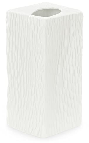 AmeliaHome Vase aus Keramik Dekovase Tischvase Dekoration Devon Creme