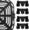 Air Fryer Rubber Bumpers, 4 Packs Air Fryer Replacement Parts for Instant Pot Gourmia Cosori and Other Air Fryers, Air Fryer Accessories Silicone Protective Feet Tips Tabs to Prevent Basket Damage