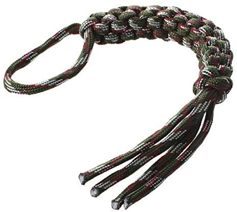 Duendhd Woodland Digital Camo Quadrat geflochtenes Messer Lanyard