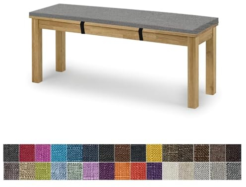 yaoumeo Bankauflage Sitzkissen,Bankkissen,80x45x5cm Gartenbank Auflage,Waschbar-Abnehmbarem,Mehrere Farbgrößen Verfügbar(Dunkel Grau)