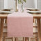 Tischläufer Modern, Tischläufer, Wasserdicht Tischläufer, Läufer Tisch, Tischläufer Frühling Modern, Grün Tischläufer für Draussen Balkon Drinnen Party Dekoration (Rosa, 40 x 140 cm)