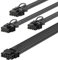 16 pin gpu Kabel,PCIE 5.0 GPU Stromkabel 70cm,16pin (12+4) 12VHPWR Anschluss für RTX 3090 Ti 4080 4090,3x8pin CPU Anschluss nur für modulare,für Netzteile,für Corsair,für Great Wall,für Thermaltake