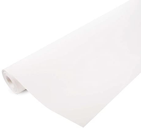 Fresco Papier peint rénovation intissé XL à peindre 2500 x 100cm Blanc | Revêtement Mural, Tapisserie | Ambiance Facile à poser et à enlever