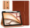 DTTO Hülle für iPad Air 11 Zoll M3/M2 (2025/2024), iPad Air 5./4. Generation Hülle (2022/2020), Premium Leder Geschäft Folio Ständer Cover mit Stifthalter, Braun