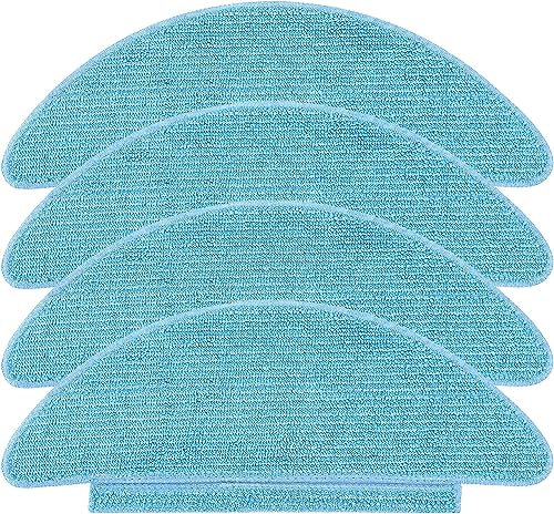 Lubluelu 4 Pcs Replacement Vacuum Mopping Cloth Pads for SL60 Pro, SL68 Plus, SL60D, SL60W, SL68,SL68W,SL61 Robot Vacuum Cleaner