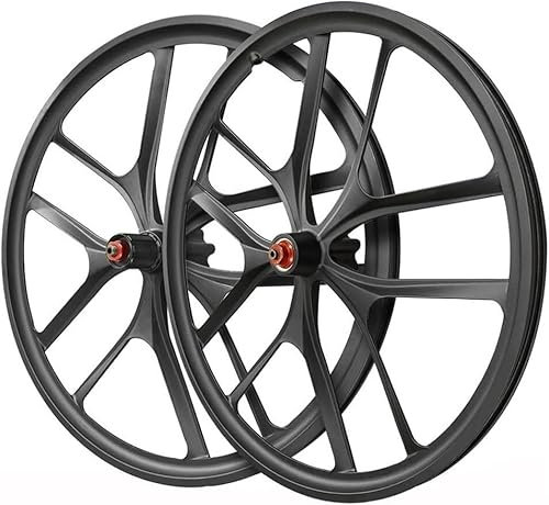 ELzEy 20 Inch Bicycle Wheel Pair 451 Rims Disc Brakes Quick Release Wheels Magnesium Integrated Hubs 7 8 9 10 Speed