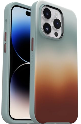 OtterBox Symmetry Series Series+ Antimicrobial Case with MagSafe for iPhone 14 Pro (ONLY) - Non-Retail Packaging - Arizona Sunrise Blue/Red