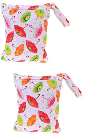 Vaguelly 2 Stücke Nass Für Baby Stoff Windel Windel Tasche Tragbare Leichte Lagerung Beutel