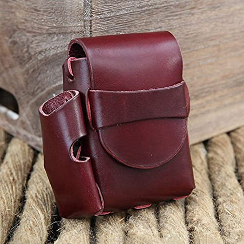 generic Zigarettenkoffer Retro Seil Handmade Cortex Baum Creme Haut Bräunt Männer,B/B