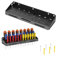 ValuXpro Screwdriver Organizer Wall Mount, Screwdriver Holder Storage Rack Tool for Workshop, Shed, Garage, Home, Stores up to 29 Screwdrivers or Small Tools