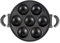 Kalastussaari Gusseisen Aebleskiver Pan, 7-Loch-Takoyaki-Pfanne, runde Aluminiumlegierung Ebelskiver Pan mit Anti-Scald