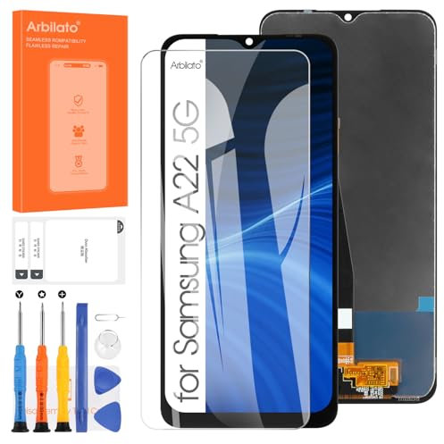 Écran pour Samsung Galaxy A22 5G A226 - Écran Tactile pour Galaxy A22 5G LCD Display Numériseur SM-A226B A226B/DS A226B/DSN LCD Remplacement Verre Panneau Assemblée Kit de Réparation