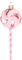 BRUBAKER Lolli - Handbemalte Weihnachtskugel aus Glas - 17 cm Baumkugel Lollipop Rosa Pink - Lolly Süßigkeiten Dekoration Weihnachten - Mundgeblasener Christbaumschmuck - Figur Lustig Deko Anhänger