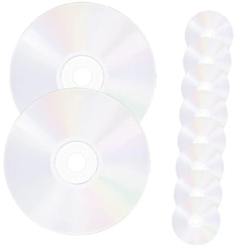 Hemobllo 10stücke Transparente Cd-scheiben Für Diy-malerei Glatte Oberfläche Vielseitig Als Wand Partydeko Geeignet Für Kreative Bastelarbeiten Und Jugendliche Kunstprojekte