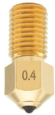 DUROZZLE Diamant PCD-Düse 0,4 mm für Ultimaker 3 / Ultimaker 5s 3D-Drucker, gehärtet, hohe Präzision für präzise additive Fertigung