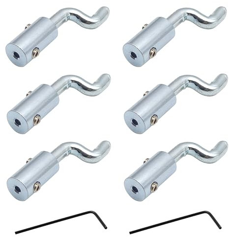 YGQ 6 Pcs Z Bend Throttle Cable End Universal Cable Wire Stop for Lawn Mower Mini Bike Go Kart Motor Engine Brake Cable Adjustable Z Head