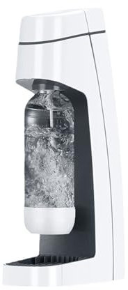Machine à eau gazeuse, gonflage rapide en un clic, bouteille d'eau de grande capacité de 1 L, buse pressurisée, bouteille de gaz CO₂ amovible, corps durable en ABS