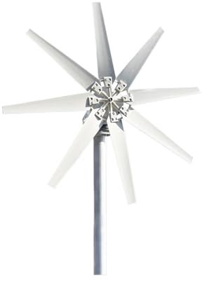 Kit generatori eolici da 3000 W 5000 W Turbina eolica ad asse orizzontale 48 V/24 V Generatore di energia alternativa Uscita CA Kit completo for fattoria domestica per casa, fattoria, camper, barche(W