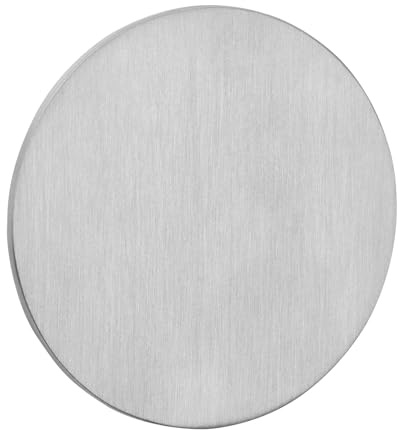 SOTECH Blindrosette rund Ø 55 mm Edelstahl Satin mit 3M-VHB-Klebepad ohne Bohren montierbar Abdeckrosette für Schlösser in Möbel und Türen