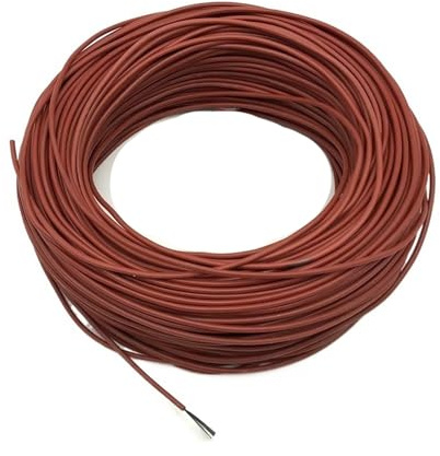 Elektrische Leitungen, 50 Meter Carbon Warm Fußbodenheizung Kabel Elektrische Hotline Kohlefaser Heizdraht(50meter)