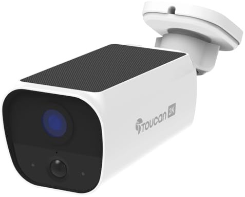 TOUCAN S5 Solar Powered Wireless Outdoor Security Camera | Custom motion zones, night vision & 2-way talk on a 2K QHD CCTV camera with integrated solar. No subscription required.