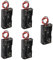 HALJIA Aufbewahrungsbox/Halterung für jeweils 2 x AA-Batterien mit 3 V, aus Kunststoff, mit Leitungsdrähten, 5 Stück