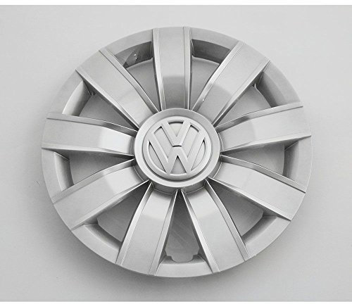 Volkswagen 1S0601147F1ZX Radzierblende (1 Stück) Radkappe 14 Zoll Reifen Stahlfelge silbergrau