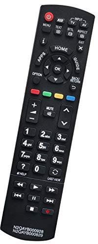 ALLIMITY N2QAYB 000829 Remote Control Replace for Panasonic Vier Smart TV TX-39AS650E TX-47AS650B TX-48AS640B TX-50ASW654 TX-55AS650B TX-55AXR630 TX-60AS650E TX-L42ET60E TX-L47ETW60 TX-L55ET60E