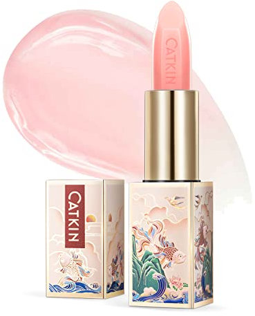 CATKIN Moonlight Lip Balm, Natural Color Change Tinted Lip Balm, Chapstick Lip Balms with Vitamin E for 8h Moisture for Dry Cracked Lips, 3.3g