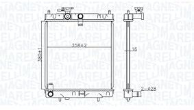 MARELLI RADIATORE NISSAN MICRA II
